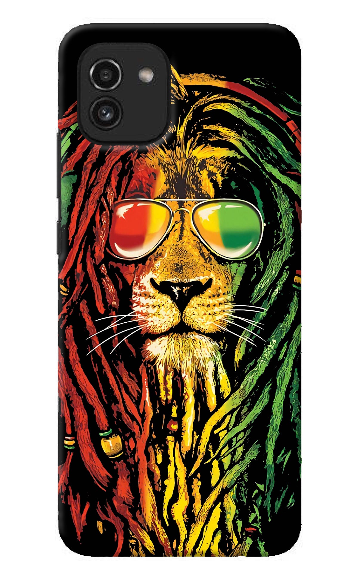 Rasta Lion Samsung A03 Back Cover