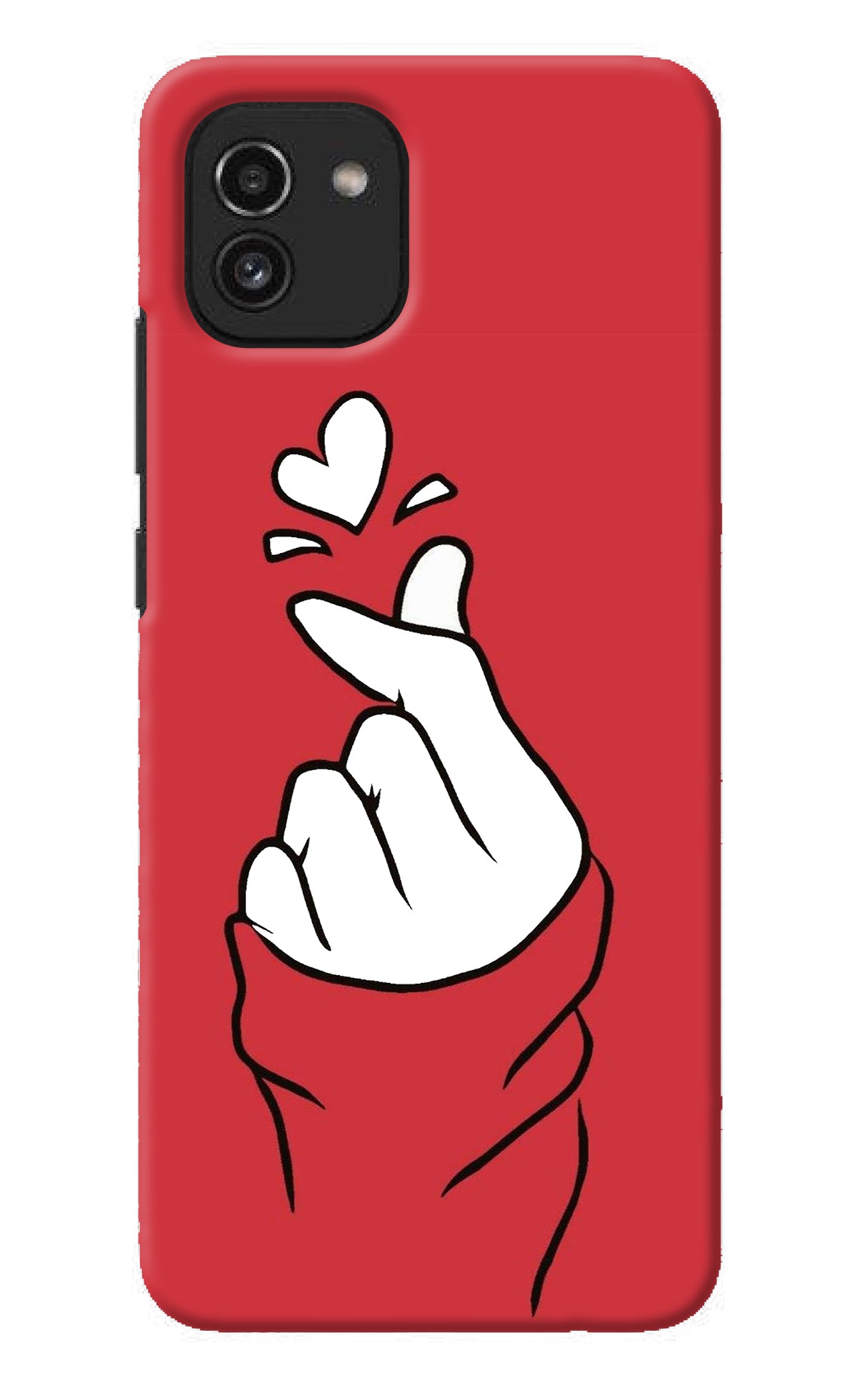 Korean Love Sign Samsung A03 Back Cover