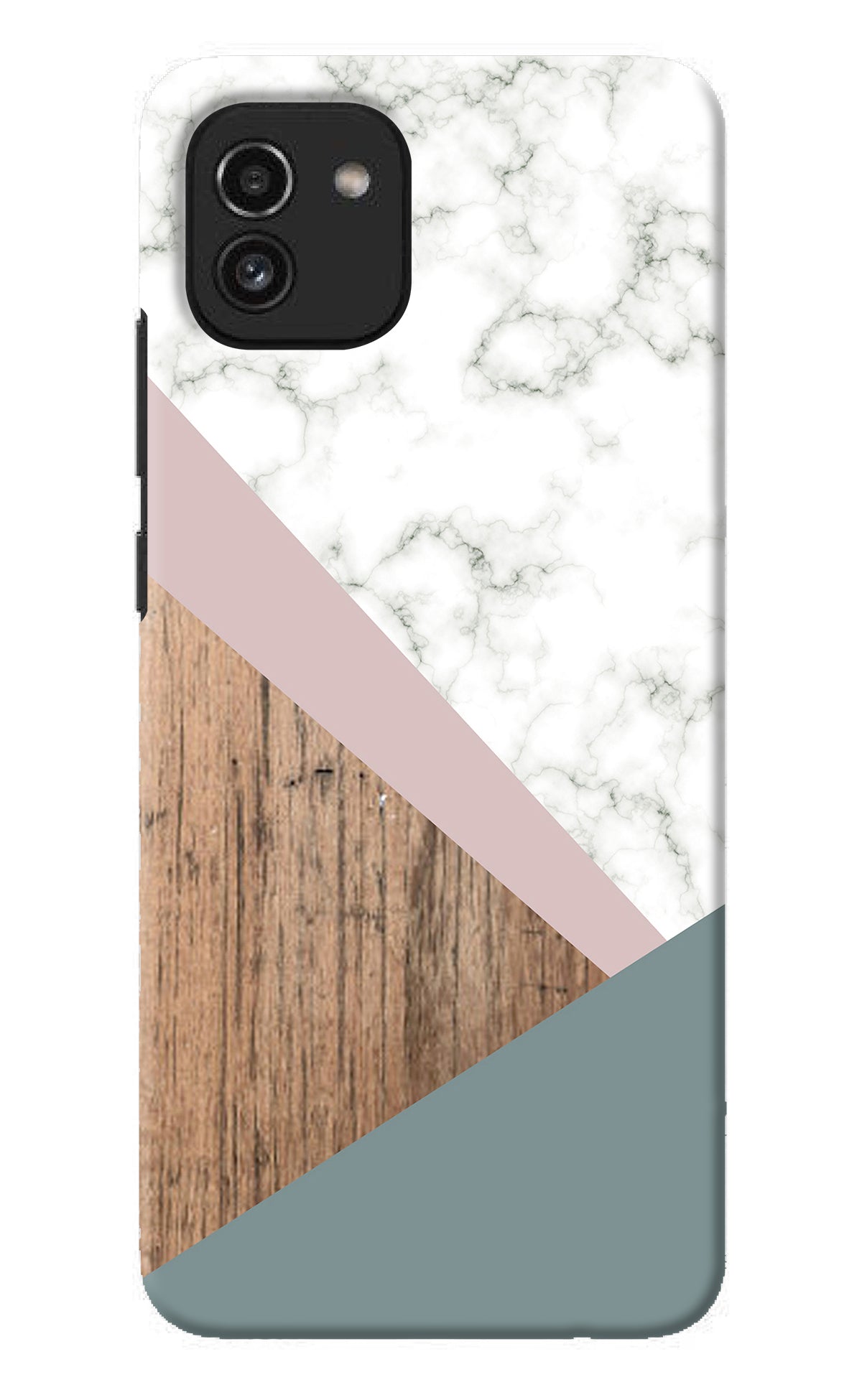 Marble wood Abstract Samsung A03 Back Cover