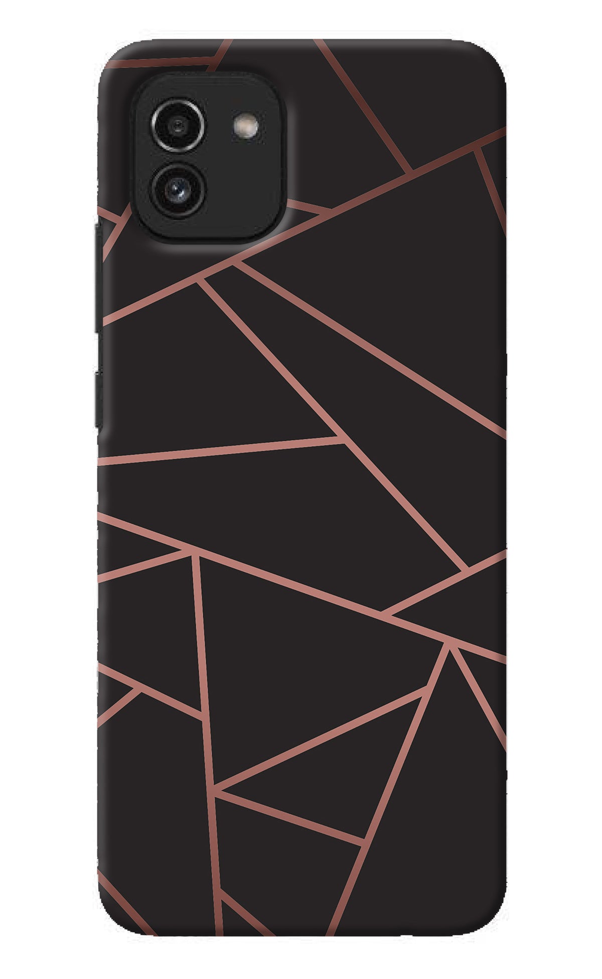 Geometric Pattern Samsung A03 Back Cover