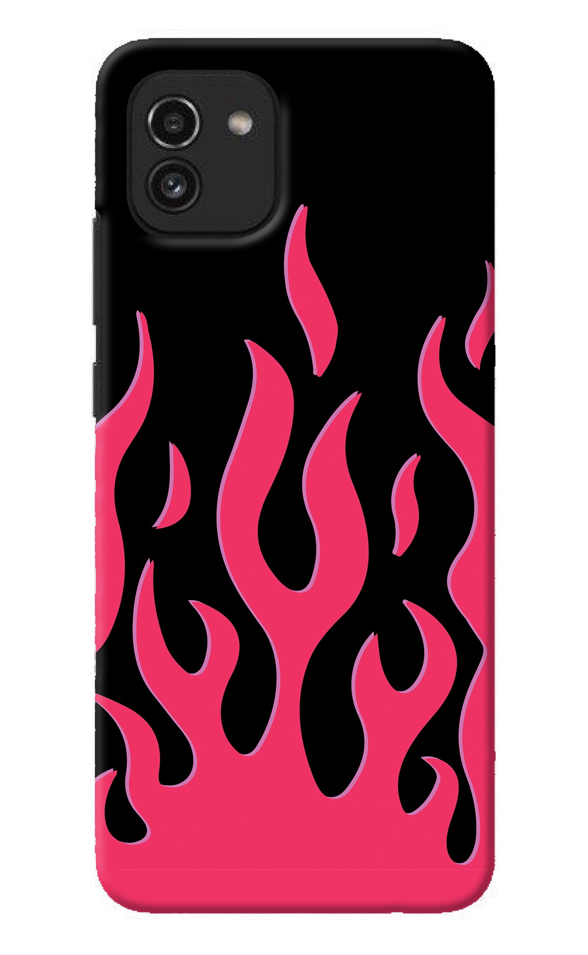 Fire Flames Samsung A03 Back Cover