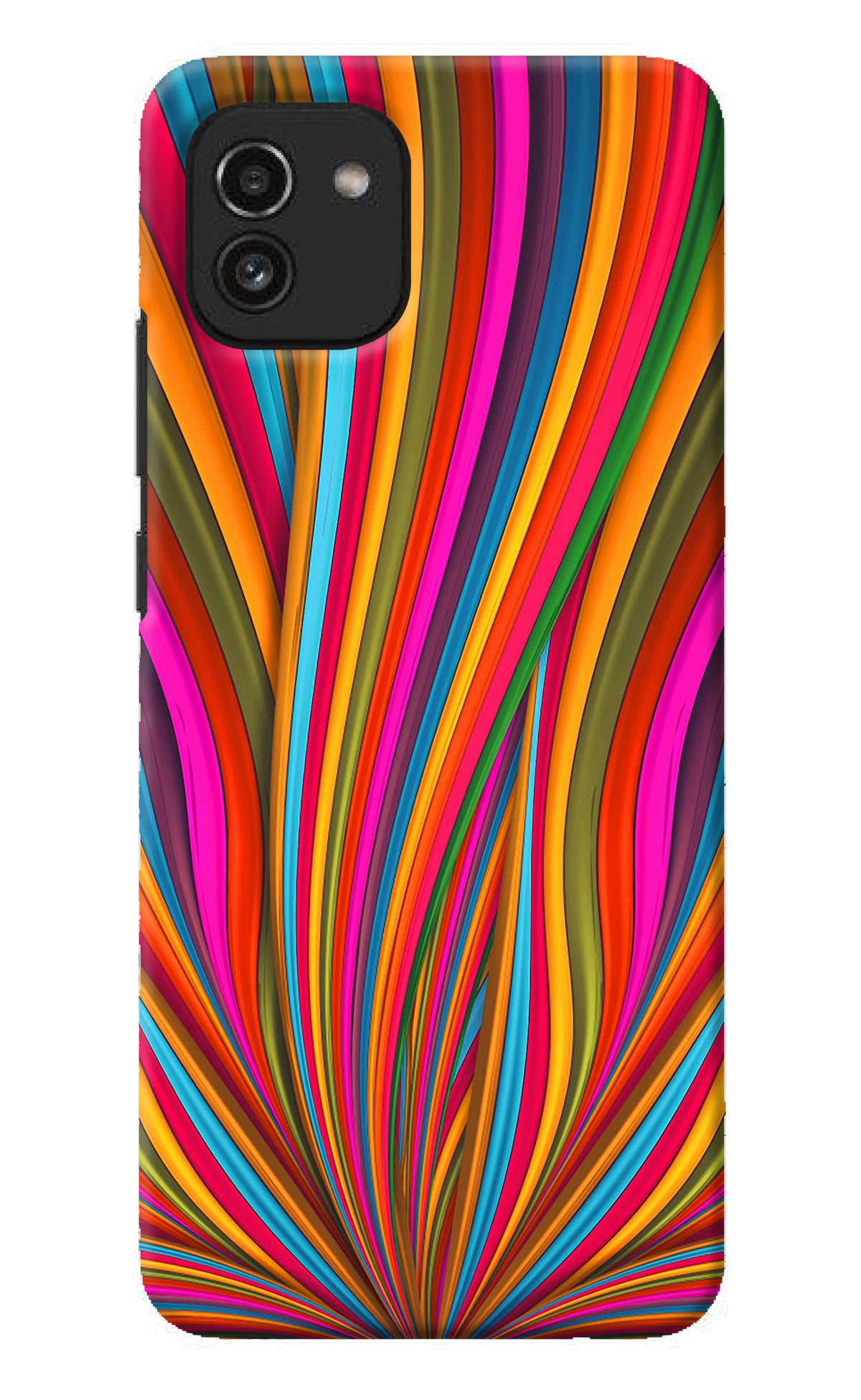 Trippy Wavy Samsung A03 Back Cover