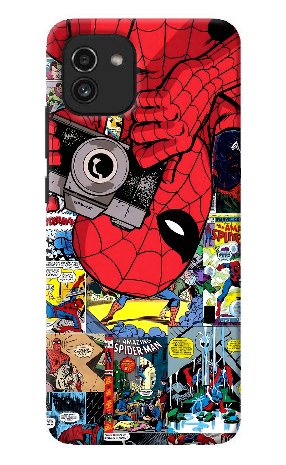 Spider Man Samsung A03 Back Cover