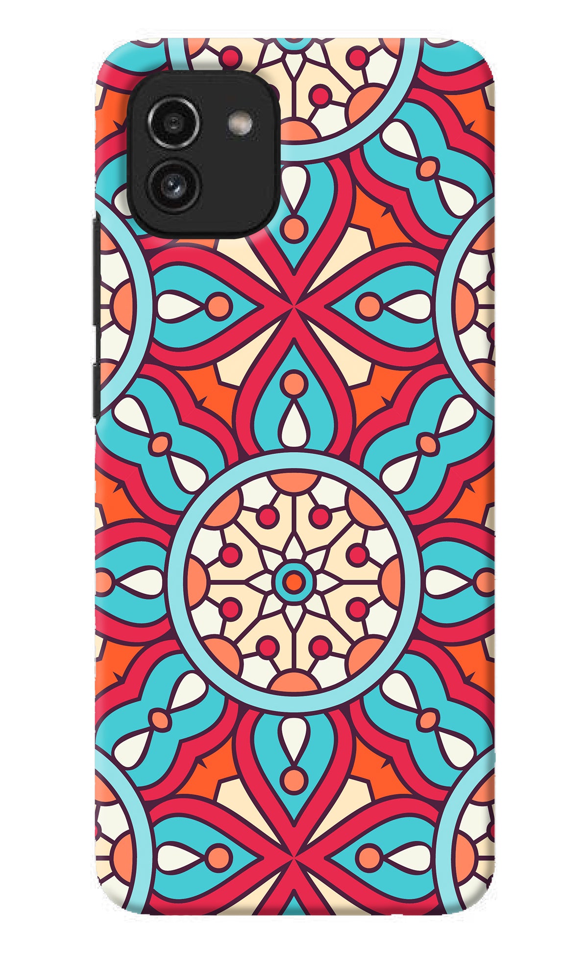 Mandala Geometric Samsung A03 Back Cover