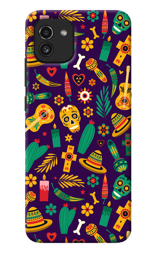 Mexican Artwork Samsung A03 Back Cover