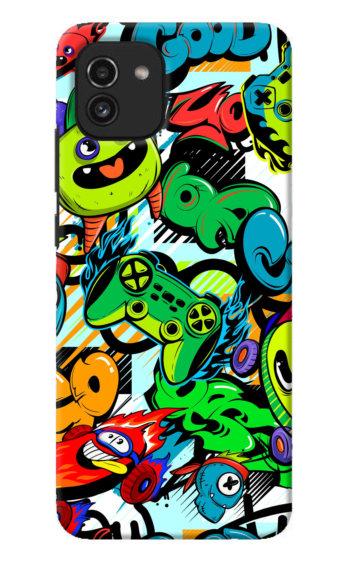 Game Doodle Samsung A03 Back Cover