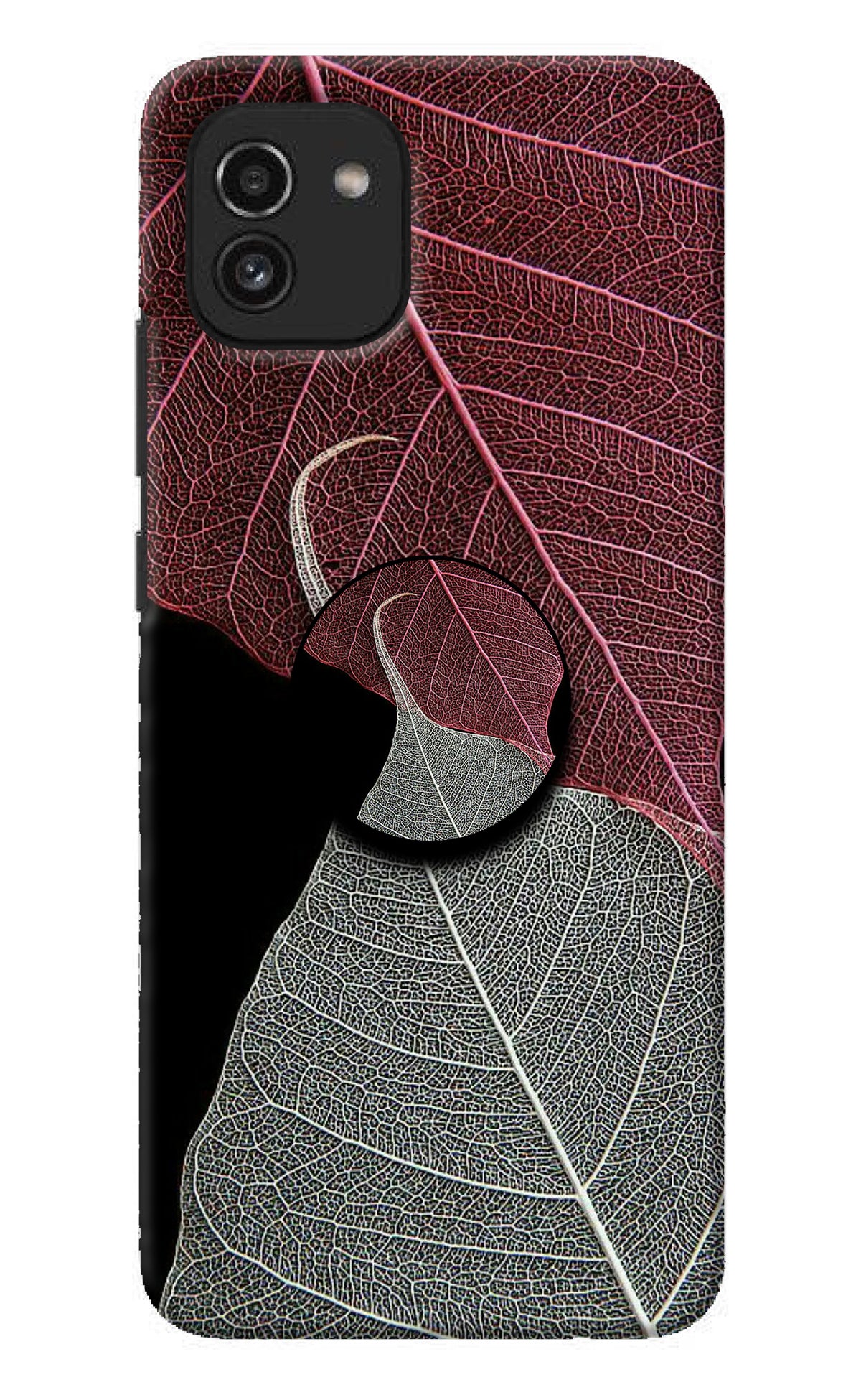 Leaf Pattern Samsung A03 Pop Case