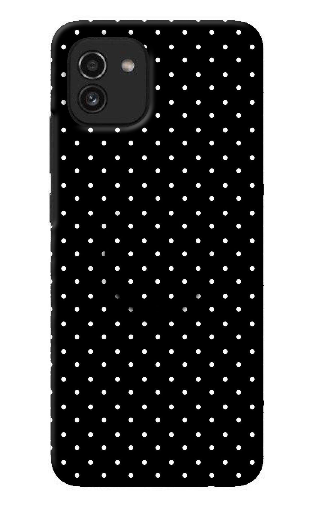 White Dots Samsung A03 Pop Case