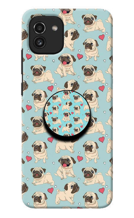 Pug Dog Samsung A03 Pop Case