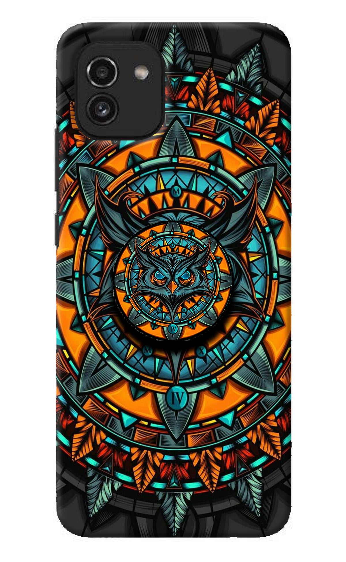 Angry Owl Samsung A03 Pop Case