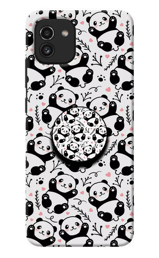 Cute Panda Samsung A03 Pop Case