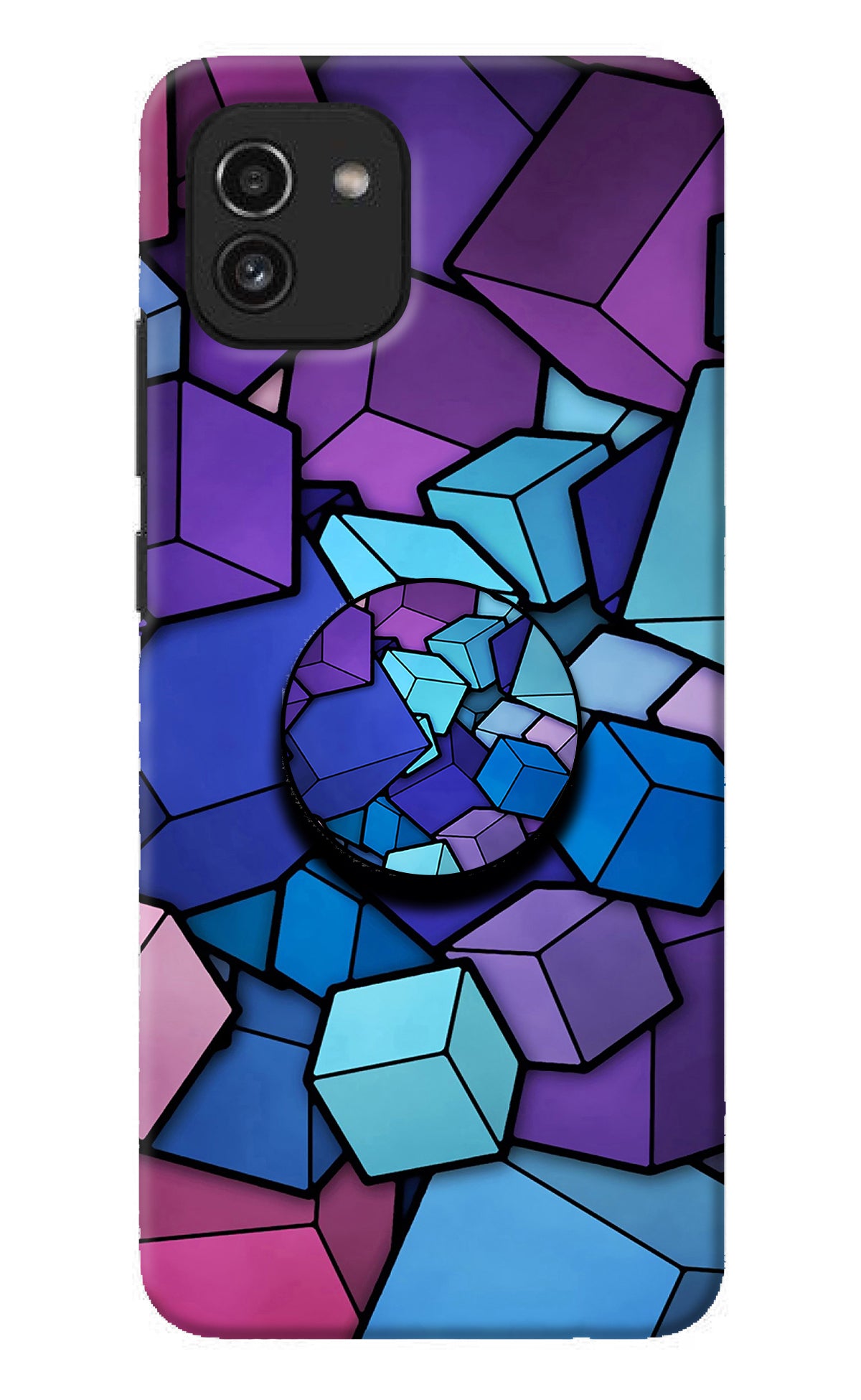 Cubic Abstract Samsung A03 Pop Case