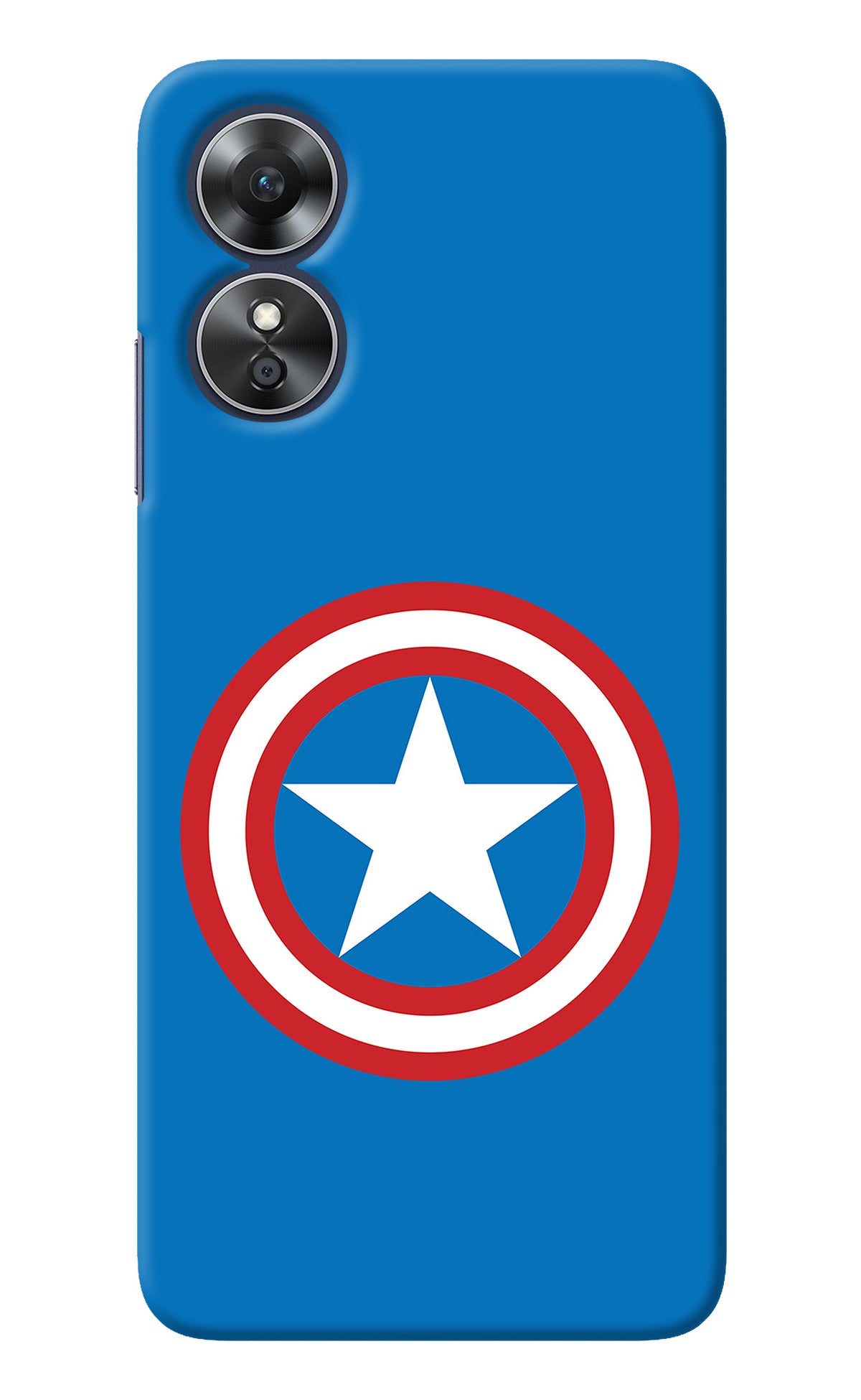 Captain America Logo Oppo A17 Back Cover