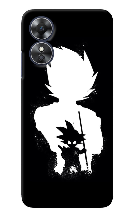 Goku Shadow Oppo A17 Back Cover