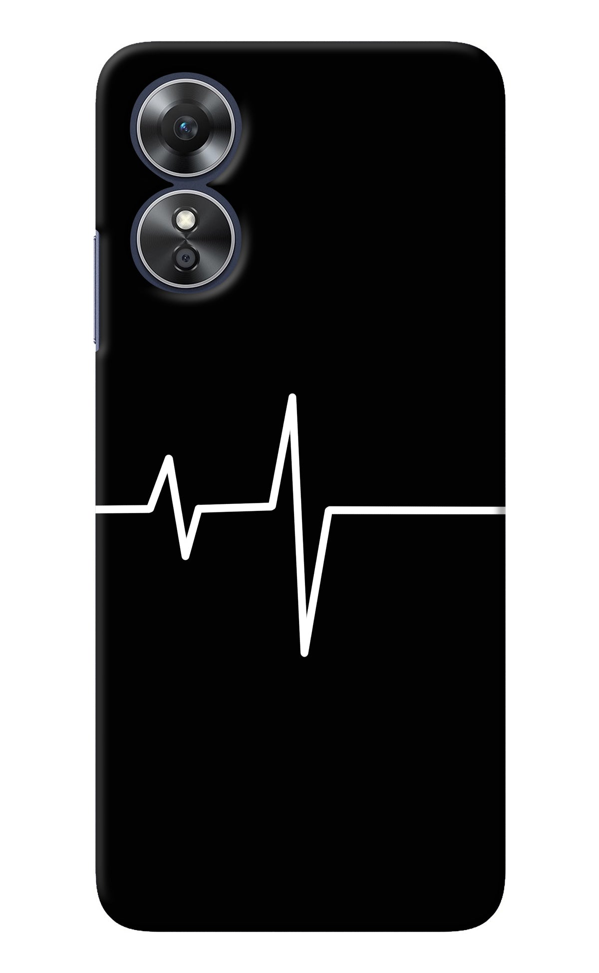 Heart Beats Oppo A17 Back Cover