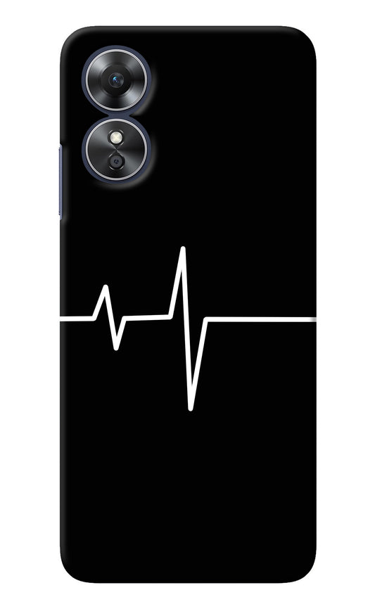 Heart Beats Oppo A17 Back Cover