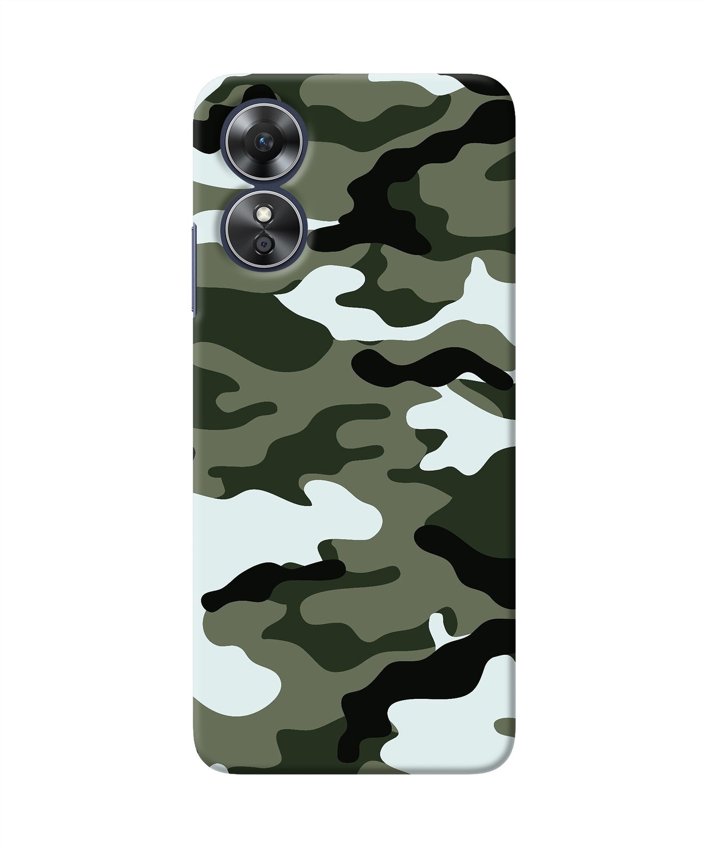 Camouflage Oppo A17 Back Cover