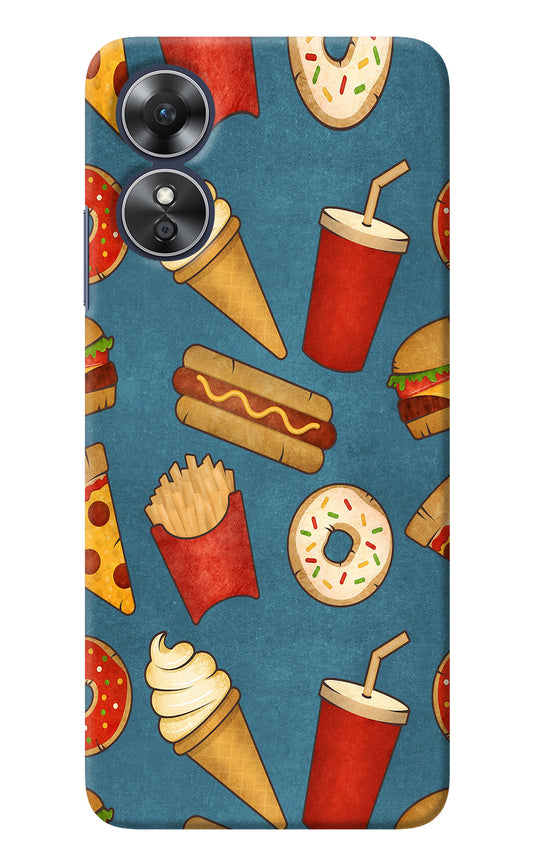 Foodie Oppo A17 Back Cover