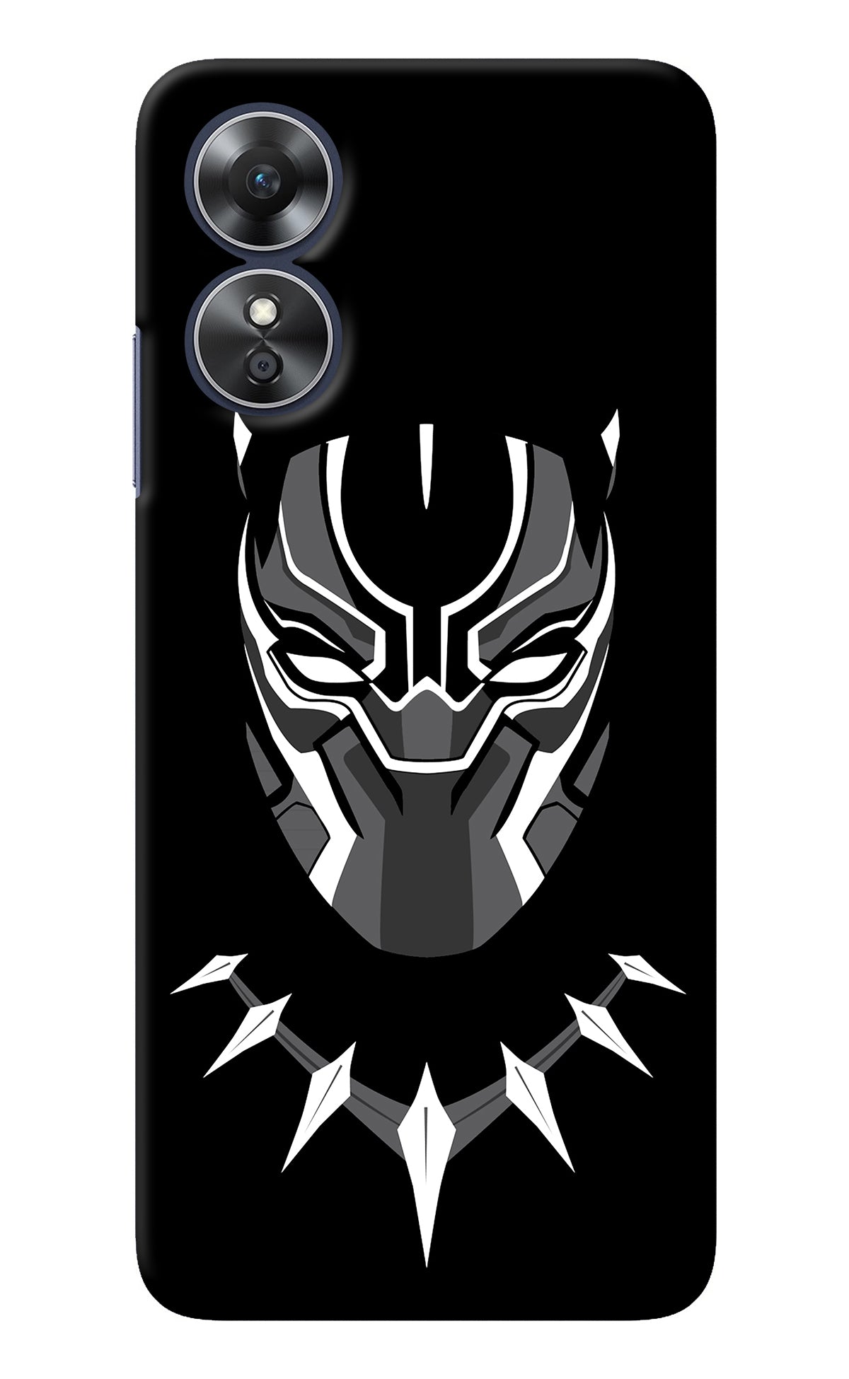 Black Panther Oppo A17 Back Cover