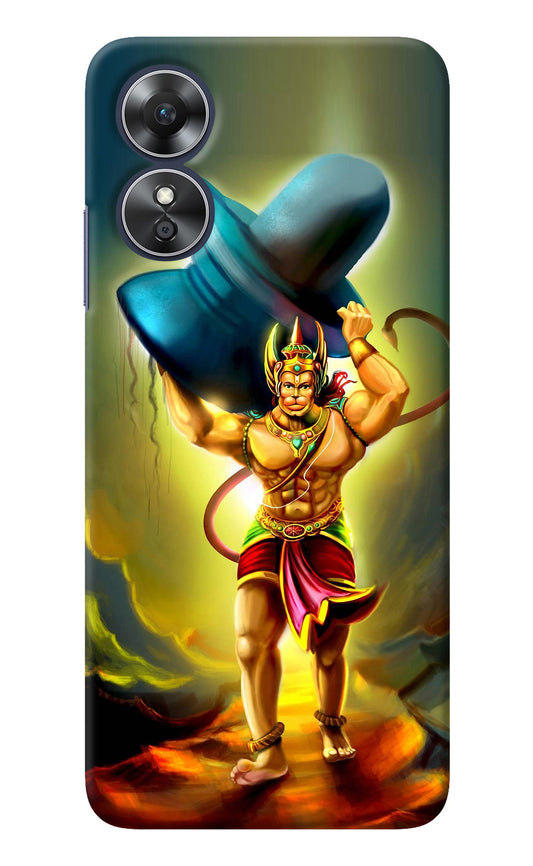 Lord Hanuman Oppo A17 Back Cover