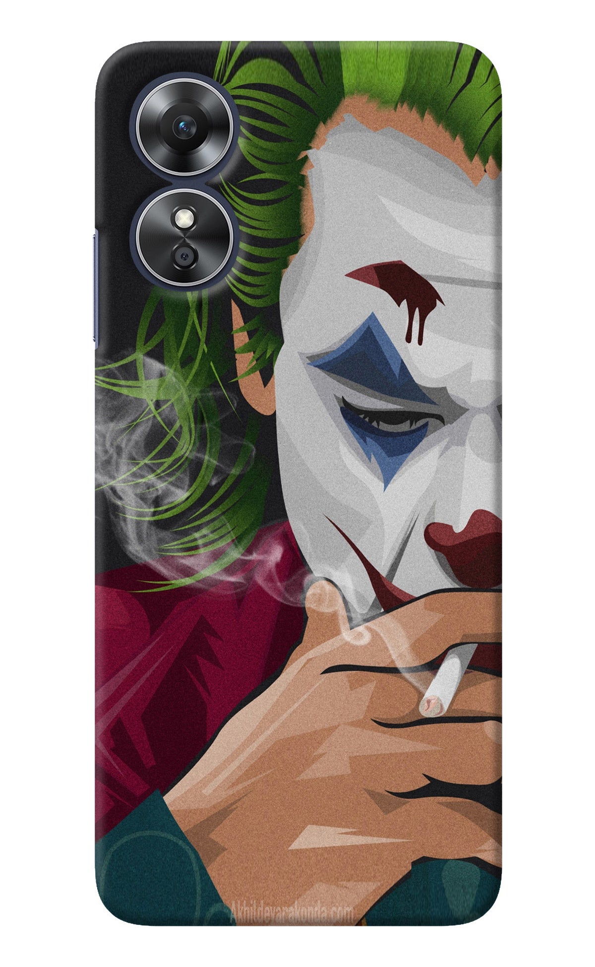 Joker Smoking Oppo A17 Back Cover