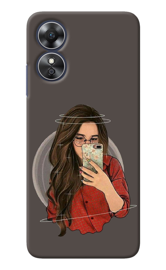 Selfie Queen Oppo A17 Back Cover
