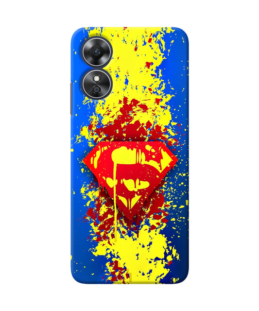 Superman logo Oppo A17 Back Cover