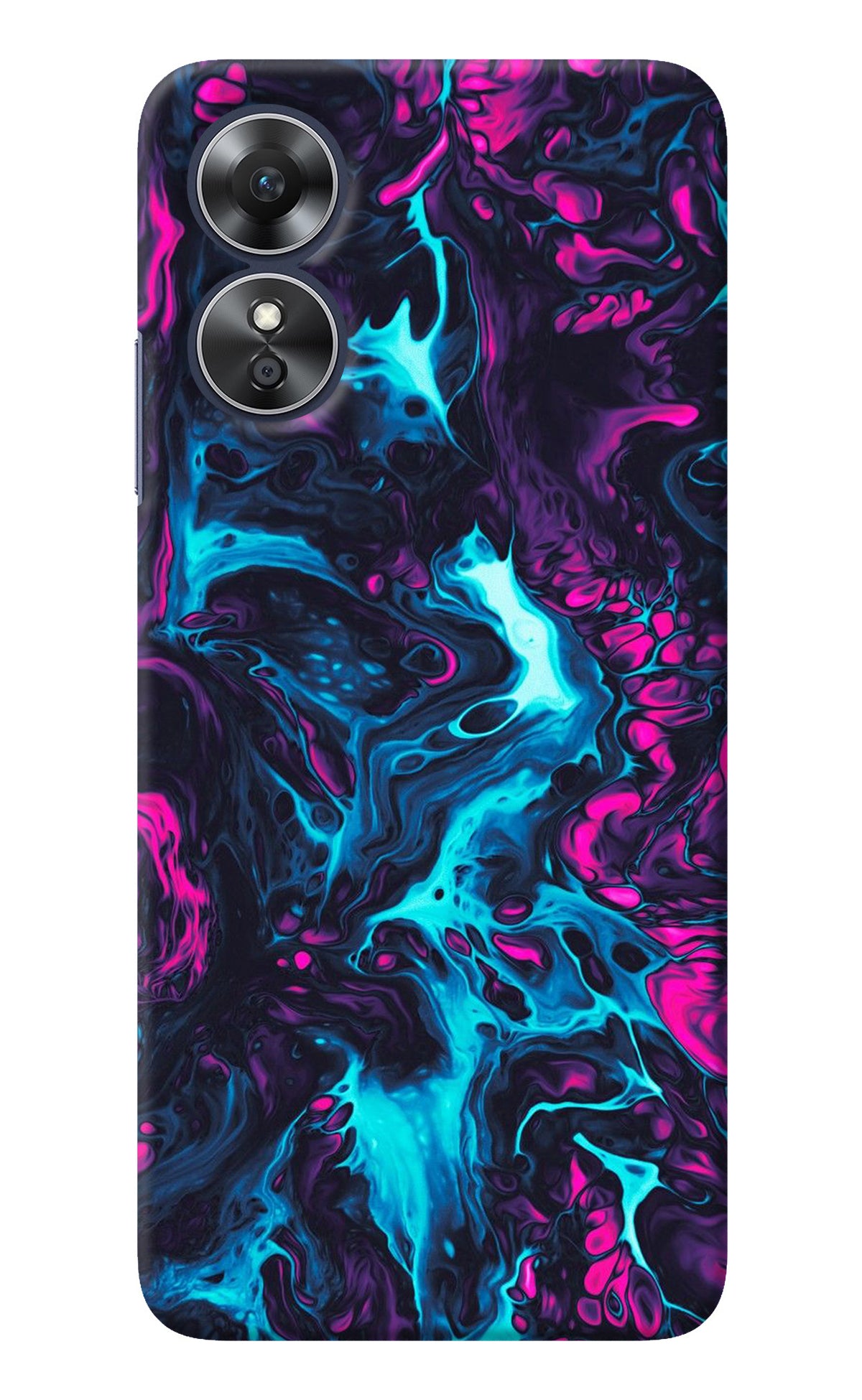 Abstract Oppo A17 Back Cover