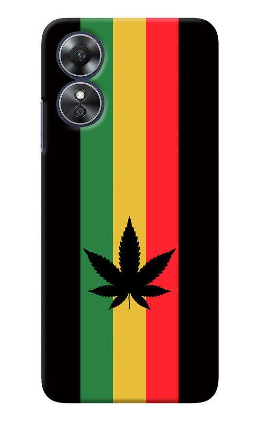 Weed Flag Oppo A17 Back Cover