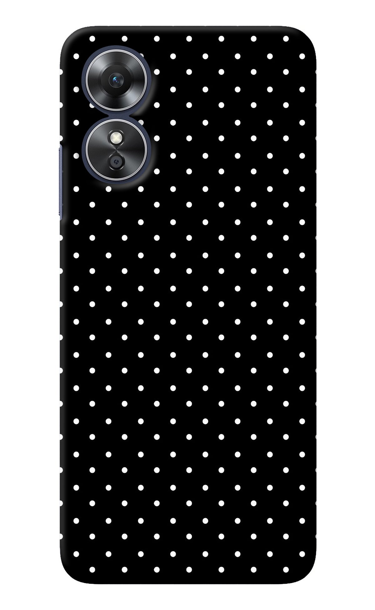 White Dots Oppo A17 Back Cover