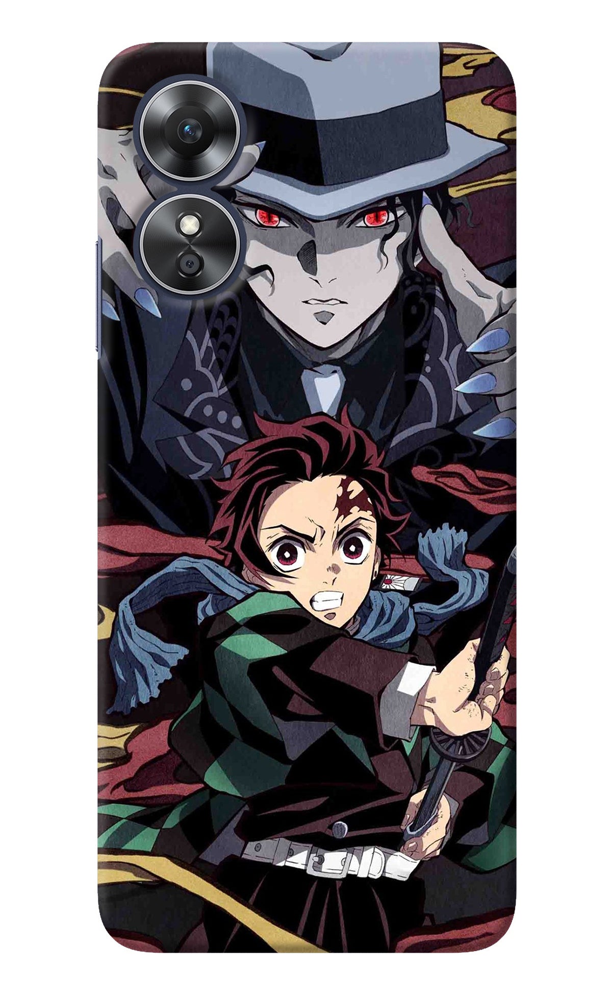 Demon Slayer Oppo A17 Back Cover