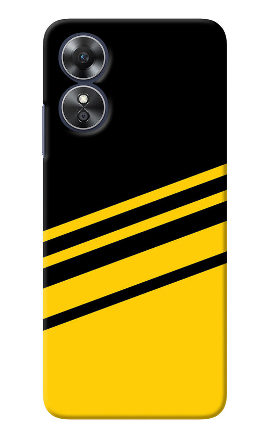 Yellow Shades Oppo A17 Back Cover