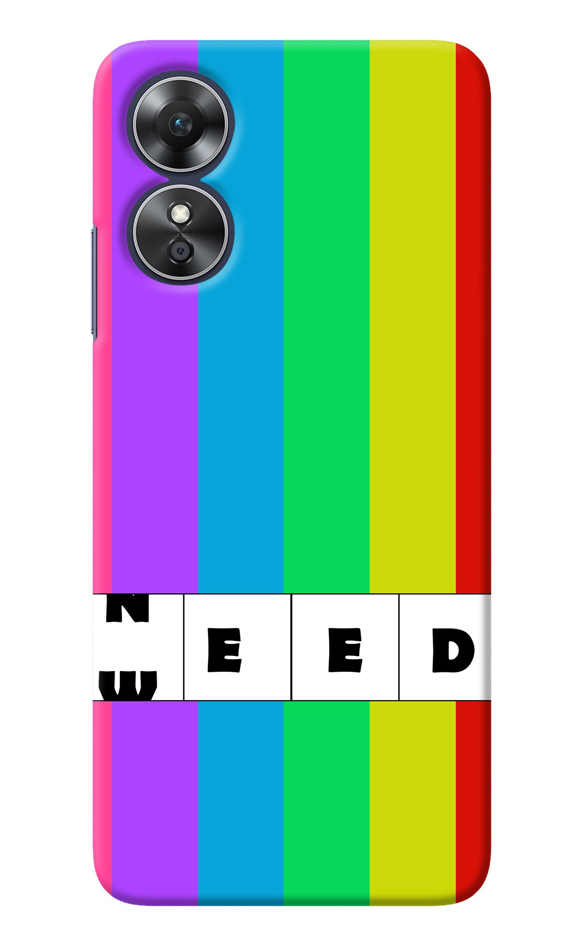 Need Weed Oppo A17 Back Cover