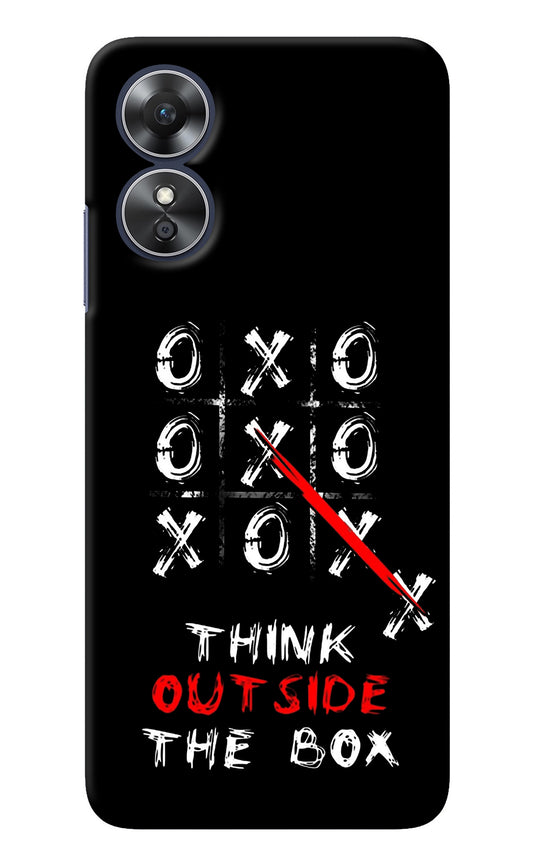 Think out of the BOX Oppo A17 Back Cover