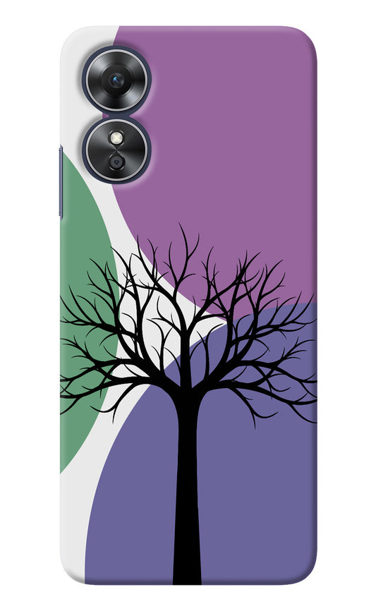 Tree Art Oppo A17 Back Cover