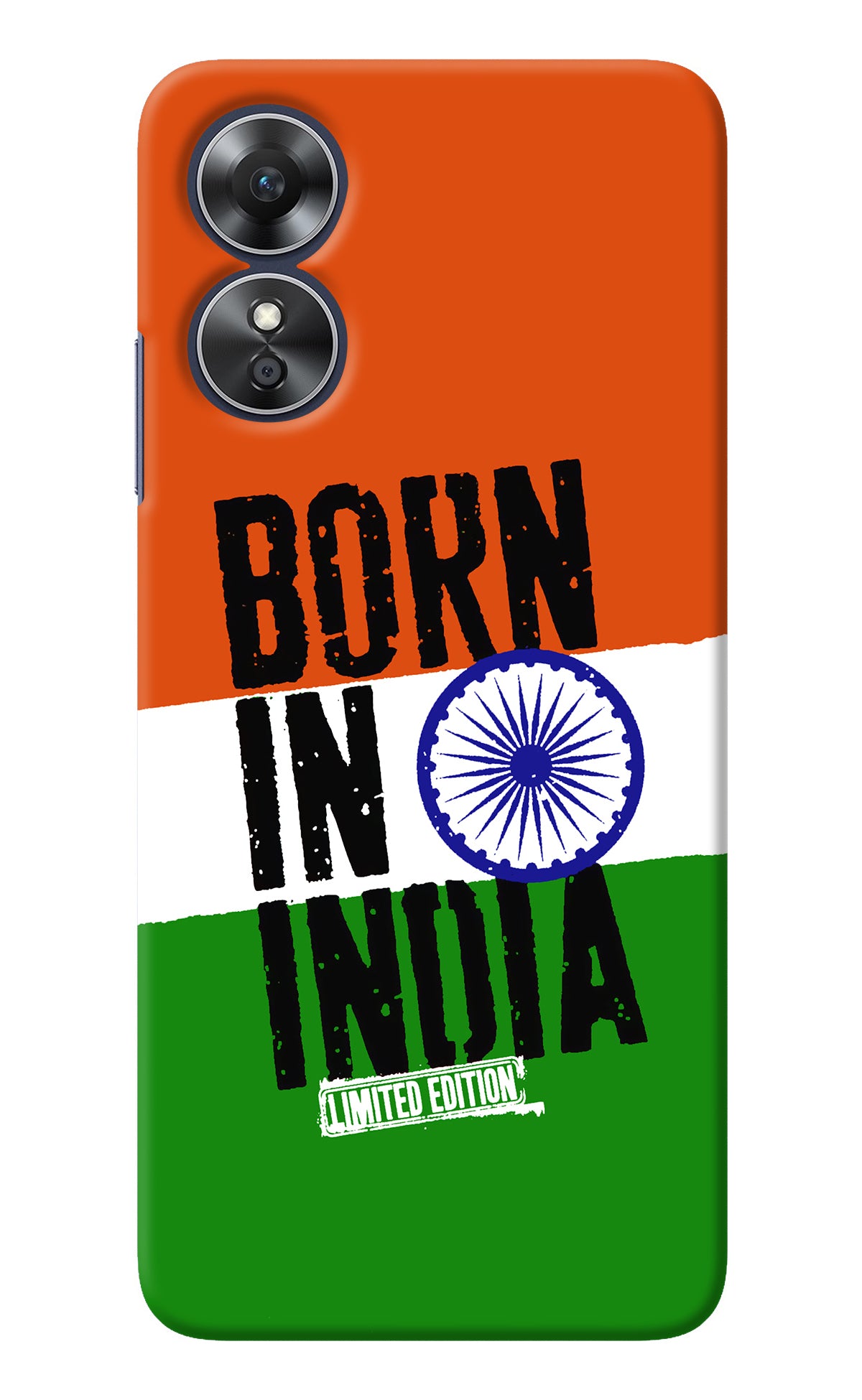 Born in India Oppo A17 Back Cover