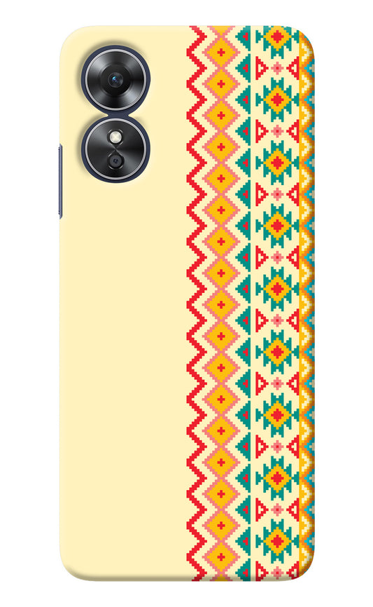 Ethnic Seamless Oppo A17 Back Cover