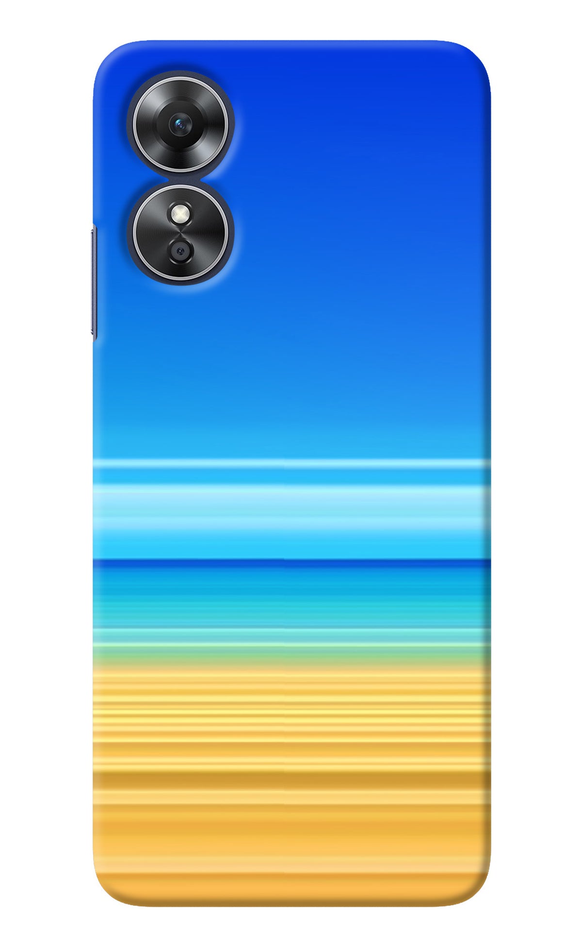 Beach Art Oppo A17 Back Cover