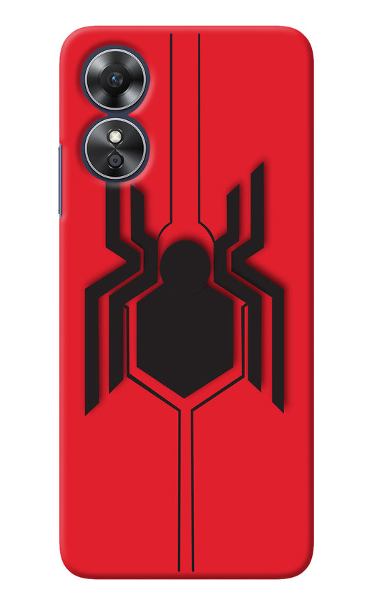 Spider Oppo A17 Back Cover