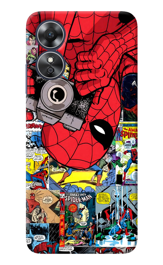 Spider Man Oppo A17 Back Cover
