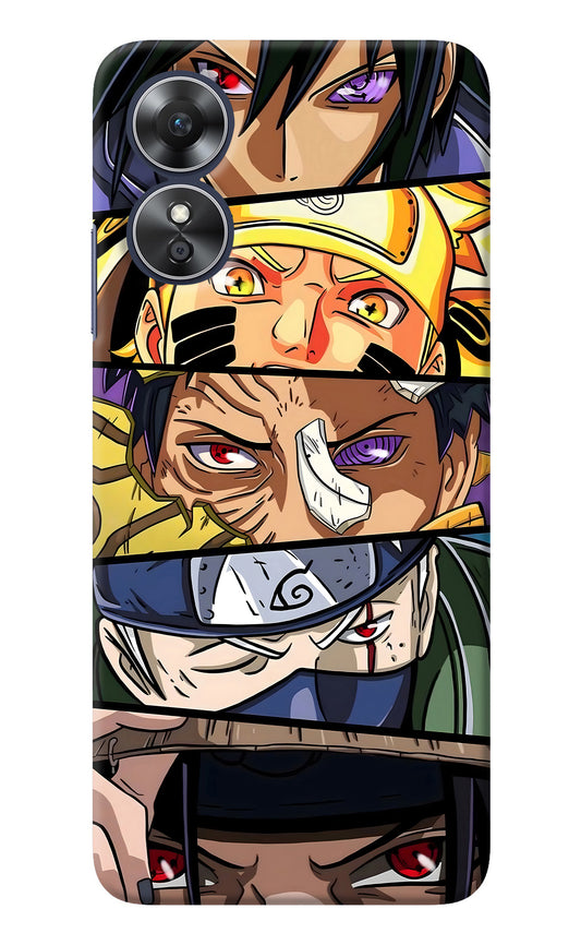 Naruto Character Oppo A17 Back Cover