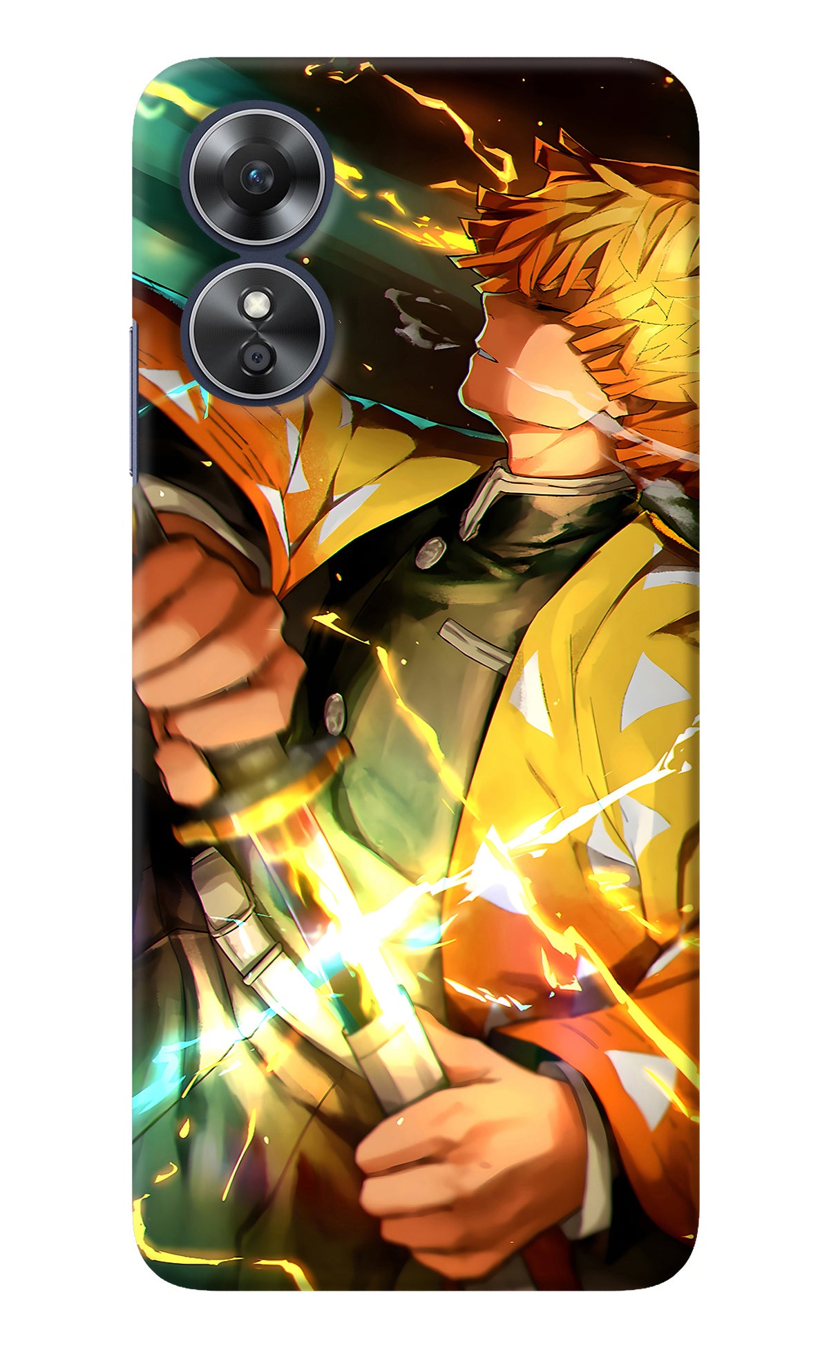 Demon Slayer Oppo A17 Back Cover