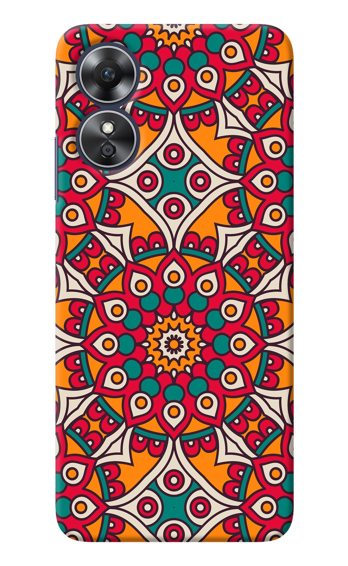 Mandala Art Oppo A17 Back Cover