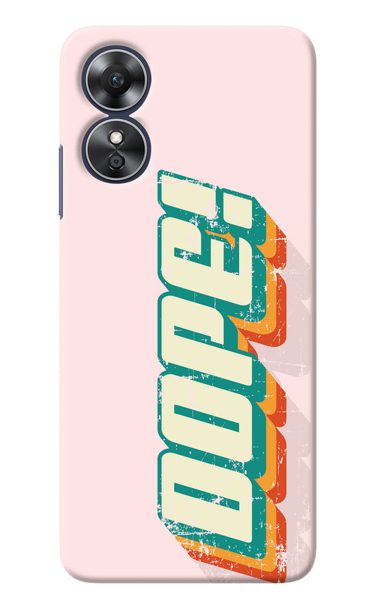 Dope Oppo A17 Back Cover