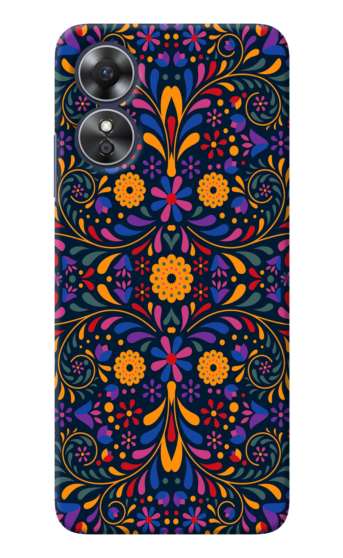 Mexican Art Oppo A17 Back Cover