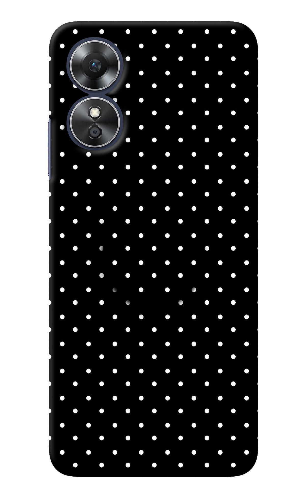 White Dots Oppo A17 Pop Case