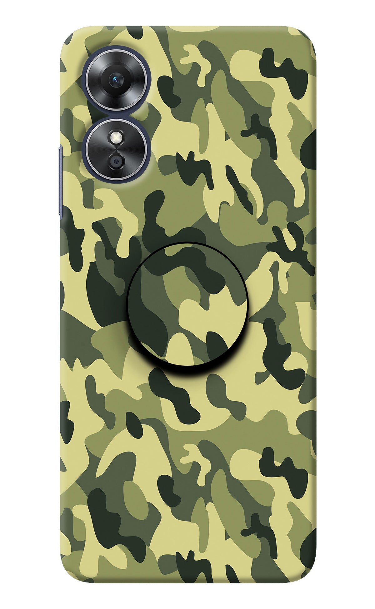 Camouflage Oppo A17 Pop Case