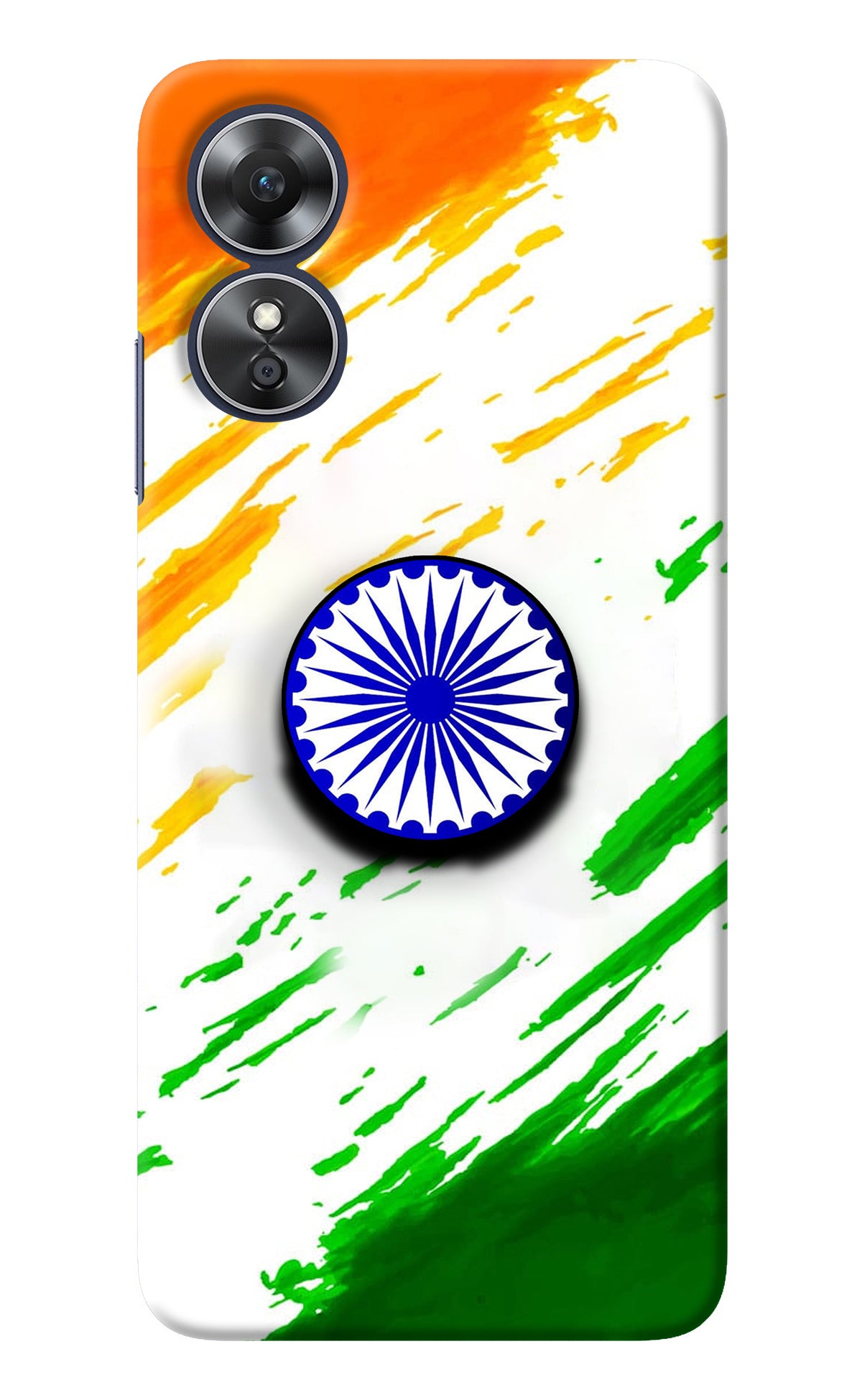 Indian Flag Ashoka Chakra Oppo A17 Pop Case