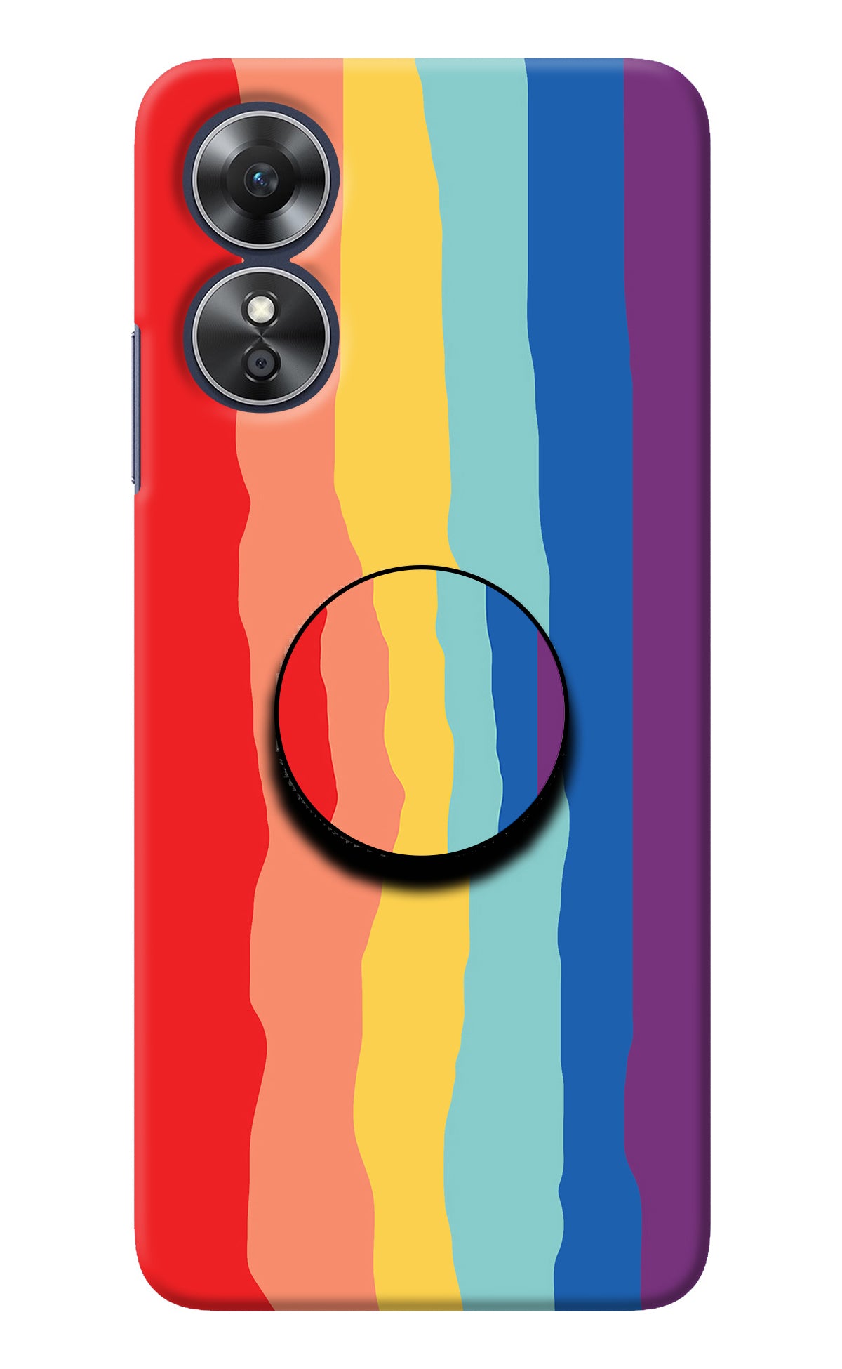 Rainbow Oppo A17 Pop Case