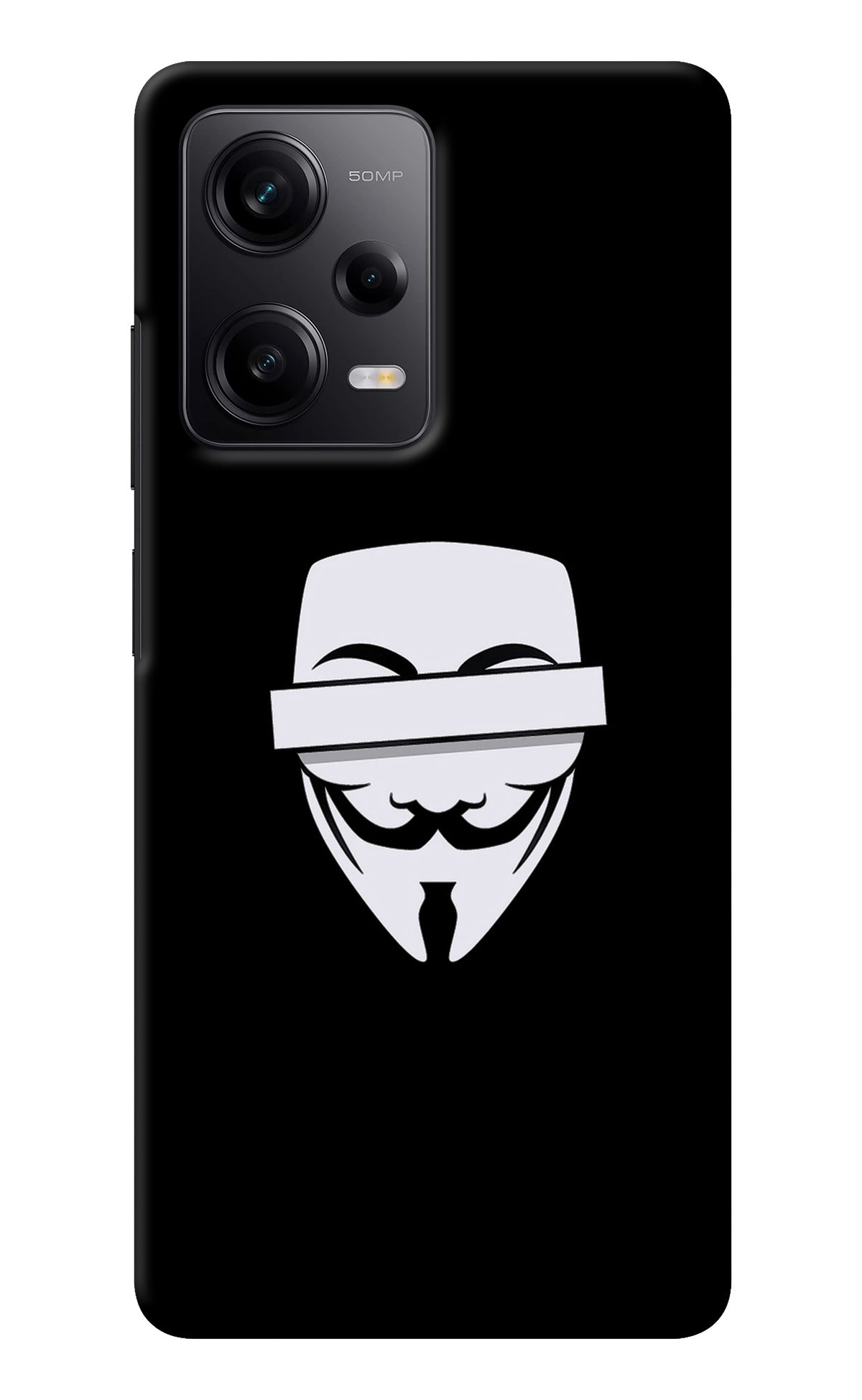 Anonymous Face Poco X5 5G Back Cover